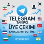 Telegram kanal üyeleri hizmeti illüstrasyonu